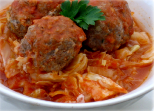 hcg-recipes-sauerkraut-and-meatsballs